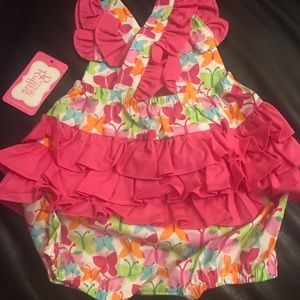 New Boutique Limited Edition Butterfly Romper